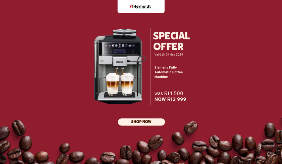 Siemens Coffee Machine 24 to 31 May