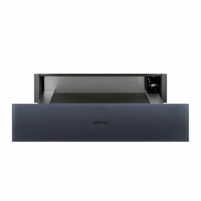 smeg 60x15cm warmer drawer grey collection